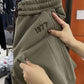 Dames Warme Joggingbroek met Elastische Touwtjes en Zakjes