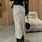 Dames Lange Rok met Luipaardprint – Casual Stijl
