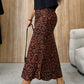 Dames Lange Rok met Luipaardprint – Casual Stijl