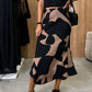 Dames Lange Rok met Luipaardprint – Casual Stijl