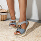 🔥 PROMOTIE 37% KORTING - LEREN PLATFORM WEDGE ORTHOPEDISCHE SANDALEN VOOR DAMES