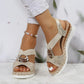 🔥 PROMOTIE 37% KORTING - LEREN PLATFORM WEDGE ORTHOPEDISCHE SANDALEN VOOR DAMES