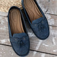 Dames comfortabele vintage loafers