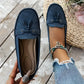 Dames comfortabele vintage loafers