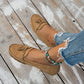 Dames comfortabele vintage loafers