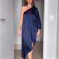 📣Nieuwe Lente Stijlen 2025 👗 Asymmetrische Sexy Loose One-Shoulder Jurk