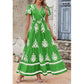 Casual V-hals Boho Maxi-jurk voor dames
