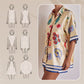 Vrouwen Casual Lapel Korte Mouw & Short Pyjama 2-DEELSET