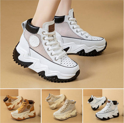 Dames Sneakers met Dikke Zool van Meshmateriaal