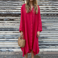 🌸 Tijdbeperkt speciaal aanbod 💖 Dames Casual Losse Langarmjurk