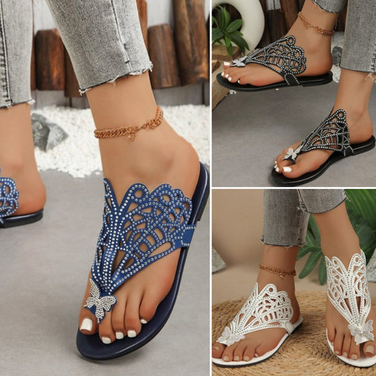 Dames-stijl comfortabel platte sandaaltjes
