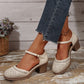 Retro-Mesh-Sandalen voor dames