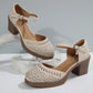 Retro-Mesh-Sandalen voor dames