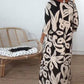 💖Elegante, losse damesjurk met ronde hals en print