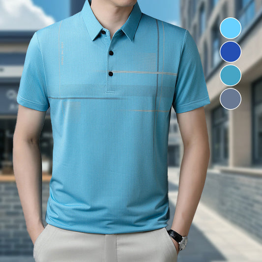 ⏳ Beperkte tijd: 50% KORTING! 💥 Losvallend en Ademend Poloshirt voor Heren