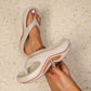 Zomerse veelzijdige slippers met dikke zool en kleurblokken
