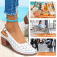 Damesmode Holle Uit Chunky Hoge Hak Sandalen