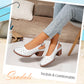Damesmode Holle Uit Chunky Hoge Hak Sandalen