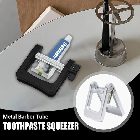 ⏳ Tijdelijke Speciale Aanbieding ⌛ Metalen Barber Tube Tandpastaknijper