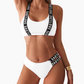 Sexy tweedelig badpak met print voor dames