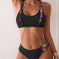 Sexy tweedelig badpak met print voor dames
