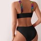 Sexy tweedelig badpak met print voor dames