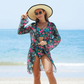 🌸Uitverkoop 50% korting🌷2025 Hete verkoop Modieus, meerkleurig 3-delig bikini-zwempak voor dames met print