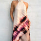 Vrouwen Tie-Dye Halter Maxi Jurk