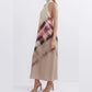 Vrouwen Tie-Dye Halter Maxi Jurk