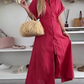 Casual Maxi Dress in effen kleur voor dames