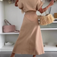Casual Maxi Dress in effen kleur voor dames