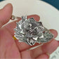🌺Vintage Zilver 3D Pioen Armband