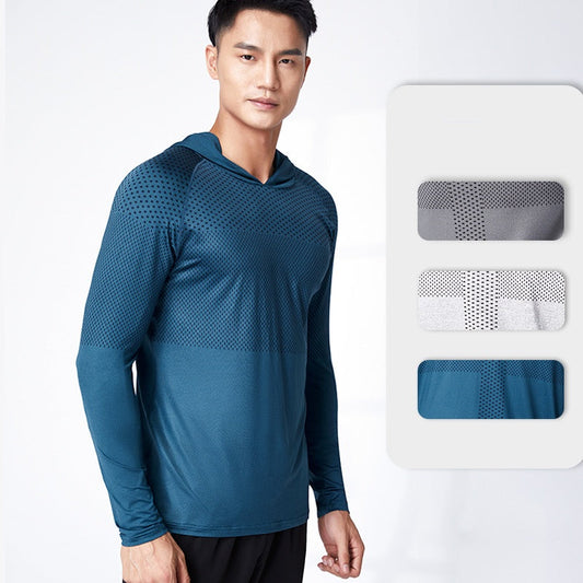 Capuchontrui met lange mouwen voor buitensport