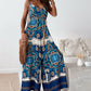 Modieuze Jumpsuit voor Dames met Patronen en Open Rug, inclusief Kwastjesriem