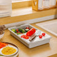 Multifunctioneel 3-in-1 Keukengerei: Rasp, Afgieter & Snijplank