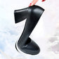 Dames gesloten teen instap pumps met middenhakken