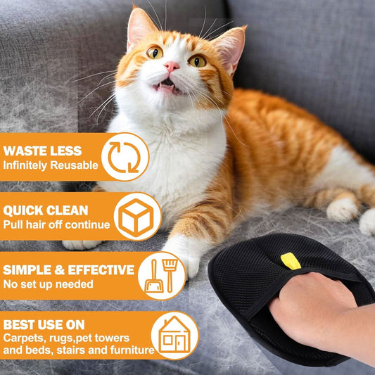 🔥Handschoenen voor het verwijderen van haar bij dieren🐱🐕