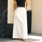 Retro Maxi Rok van Vloeiende Chiffon voor Dames – Romantieke en Elegante Stijl