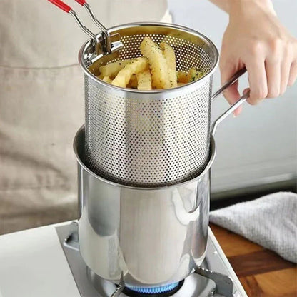 🔥304 Multifunctionele roestvrijstalen friteuse