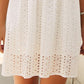 Casual Hollow Out Mini-jurk voor dames