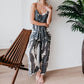 💃Zomeruitverkoop met 50% korting🥰☀️Damesmode Spaghettibandjes Jumpsuit met Print