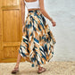 Damesrok met onregelmatige print