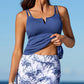 🔥 Zomerdeal 2025: 50% KORTING 🔥 Tummy Control Tankini Set – Tweedelig & Flatterend!
