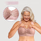 Comfortabele front -Covered en Hoop -Free BH voor vrouwen