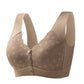 Comfortabele front -Covered en Hoop -Free BH voor vrouwen