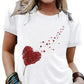 Stijlvolle top met korte mouwen en print voor dames