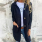 🔥LAATSTE DAG UITVERKOOP 50% KORTING🔥Damesvest met knopen en capuchon