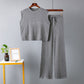 Casual mouwloze top en broek voor dames