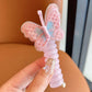 Kinder Spiraal Haarelastic met Vlinder