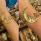 🌙✨ Trendy Maan, Ster & Spiraal Armband
